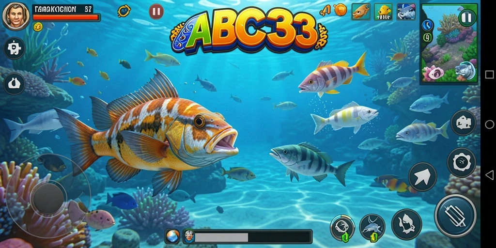 Tampilan gameplay seru di ABC33 yang menarik perhatian pemain.