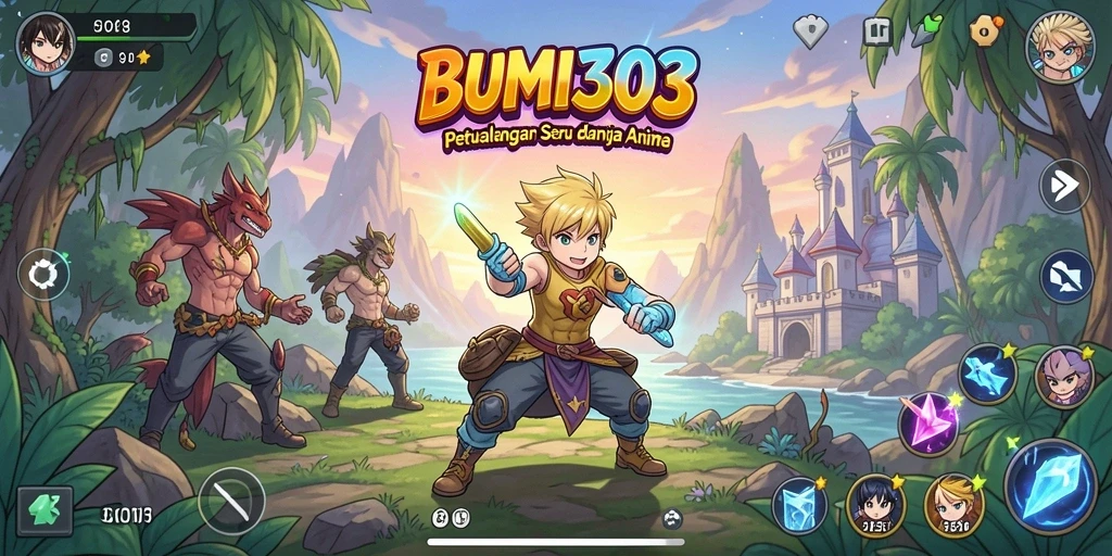 Tangkapan layar dari gameplay menarik di BUMI303