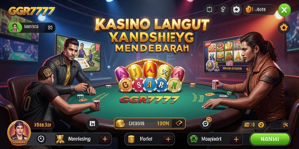 Tampilan menawan dari gameplay Live Casino GGR7777 yang mendebarkan.