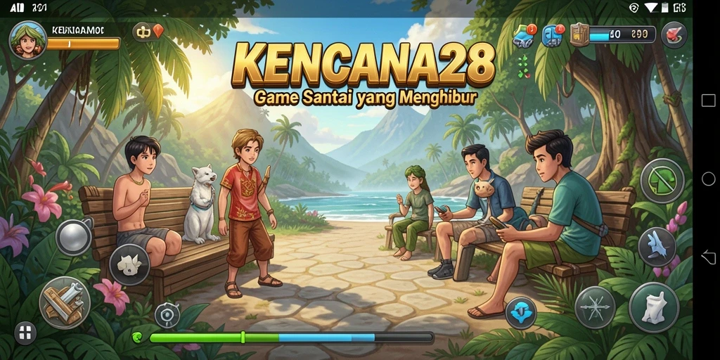 Tangkapan layar KENCANA28 menampilkan gameplay yang seru dan penuh warna.