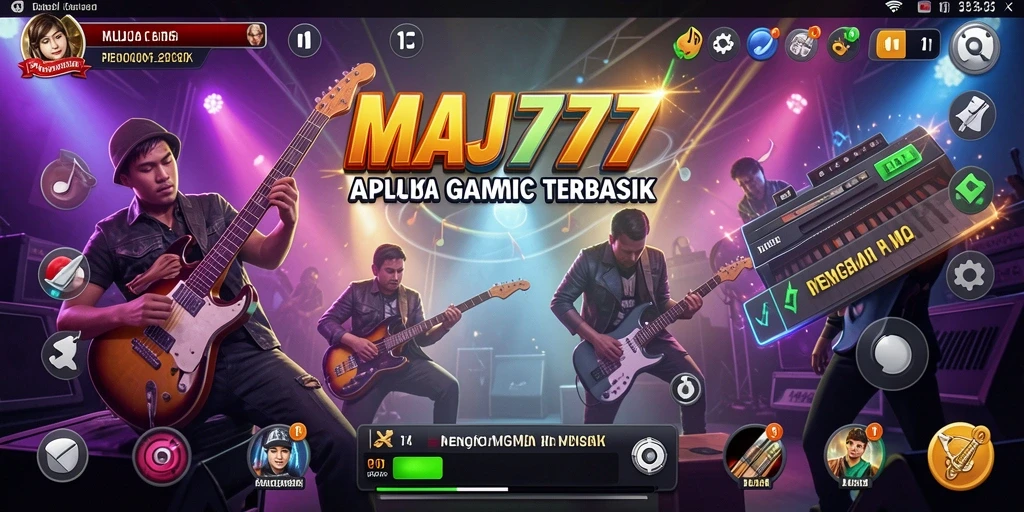 Screenshot utama MAJ777 menampilkan pengalaman mendengarkan musik yang menarik.