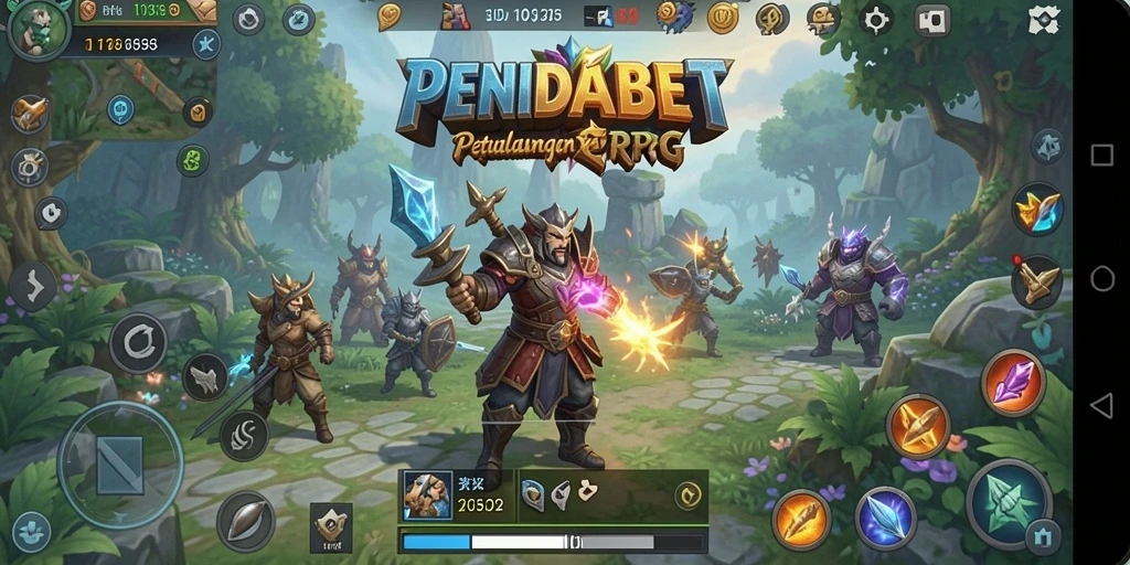 Screenshot utama PENIDABET menampilkan aksi pertempuran yang mendebarkan.